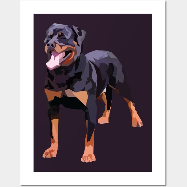 Rottweiler Wall Art by IIsEggs